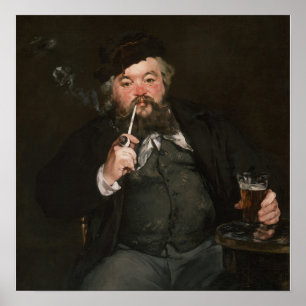 Edouard Manet - Ett gott glas öl / Le bon bock Poster