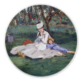 Edouard Manet - familjen Monet i trädgården Knopp