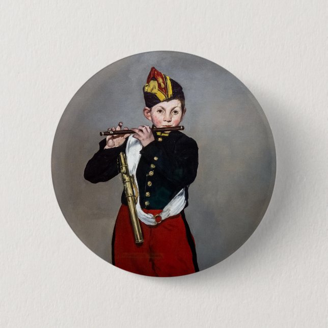 Edouard Manet - Fifaren / Ung flöjtist Knapp (Framsida)
