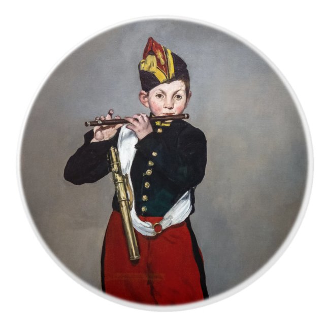 Edouard Manet - Fifaren / Ung flöjtist Knopp (Framsidan)