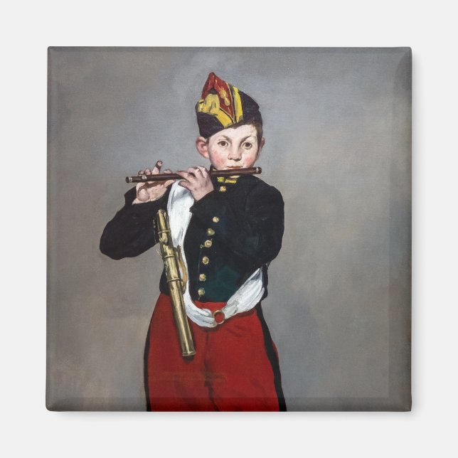 Edouard Manet - Fifaren / Ung flöjtist Magnet (Framsidan)