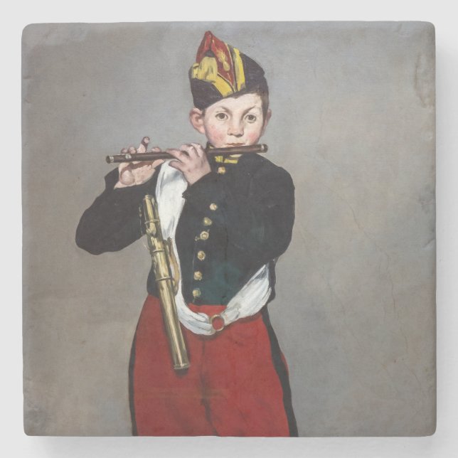 Edouard Manet - Fifaren / Ung flöjtist Stenunderlägg (Framsidan)