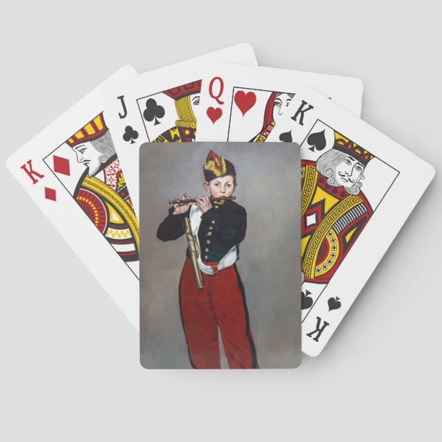 Edouard Manet - Fifer/Young Flutist Casinokort (Baksidan)