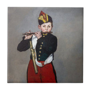 Edouard Manet - Fifer/Young Flutist Kakelplatta