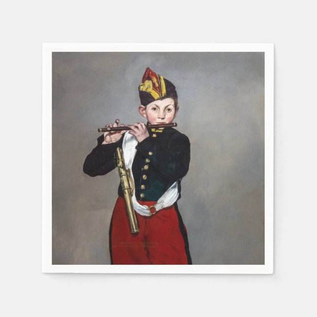 Edouard Manet - Fifer/Young Flutist Pappersservett (Framsidan)