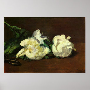 Edouard Manet - Fortfarande Life Vas med Peonies Poster