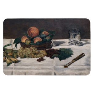 Edouard Manet - Fortfarande liv, Fruits på Bord Magnet
