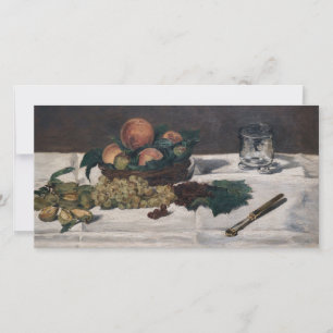 Edouard Manet - Fortfarande liv, Fruits på Bord Tack Kort