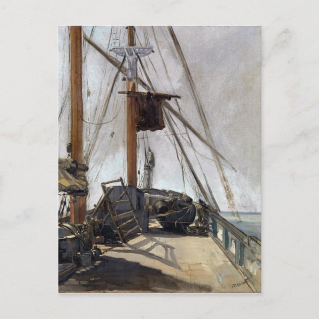 Édouard Manet Fraktens Deck Vykort (Framsida)