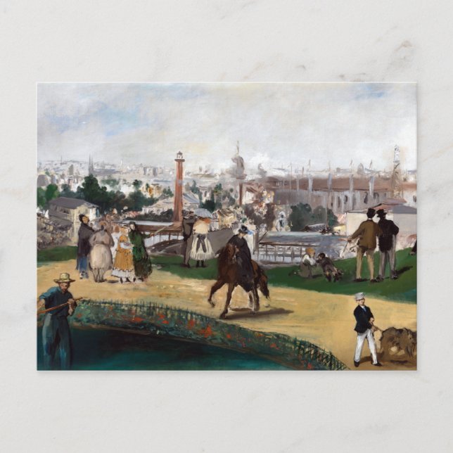 Édouard Manet från världsutställningen 1867 Vykort (Framsida)