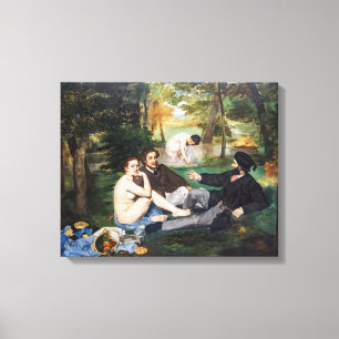 Edouard Manet - Frukost i det gröna Canvastryck