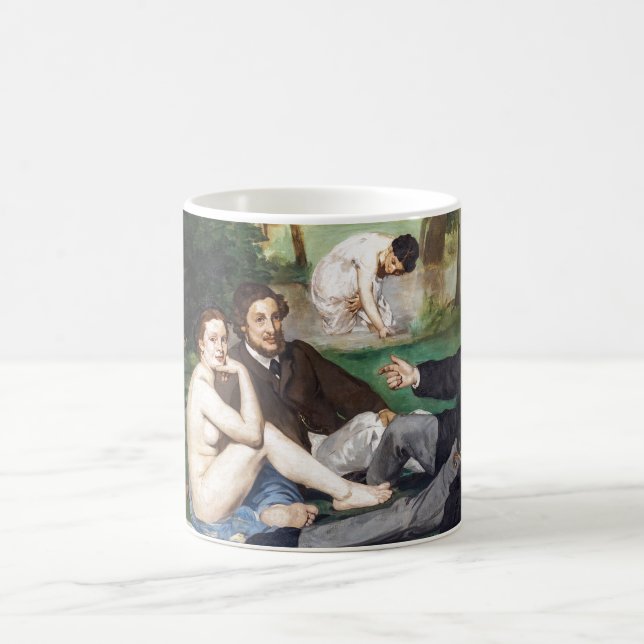 Edouard Manet - Frukost i det gröna Kaffemugg (Center)