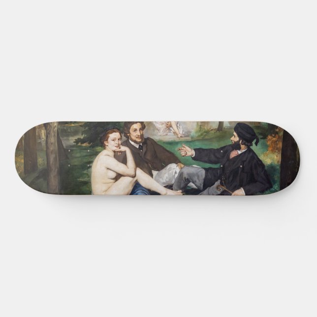 Edouard Manet - Frukost i det gröna Mini Skateboard Bräda 18,5 Cm (Horz)