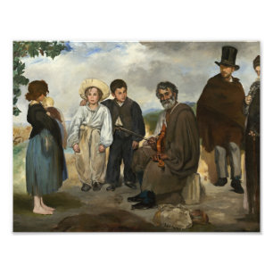 Edouard Manet - Gamla musiker Fototryck