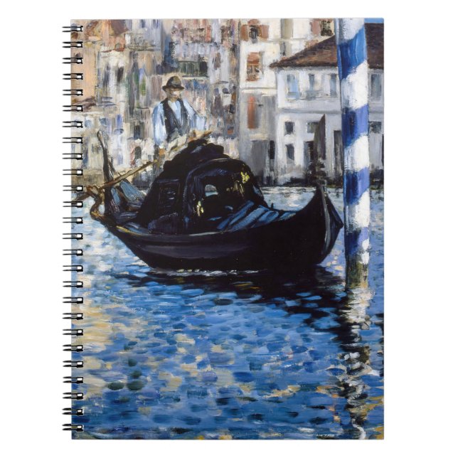 Edouard Manet - Grand Canal, Venedig Anteckningsbok (Framsidan)