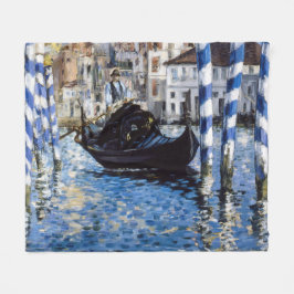 Edouard Manet - Grand Canal, Venedig Fleecefilt
