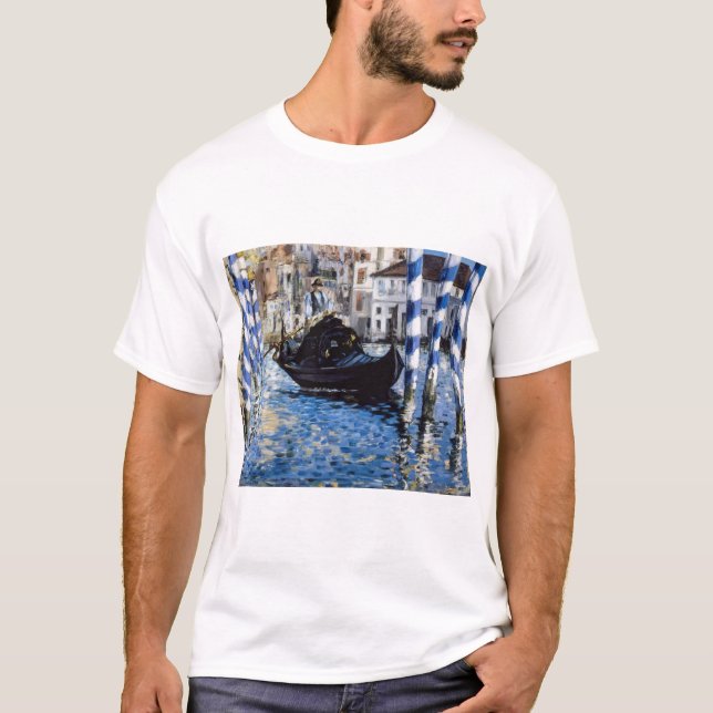Edouard Manet - Grand Canal, Venedig T Shirt (Framsida)