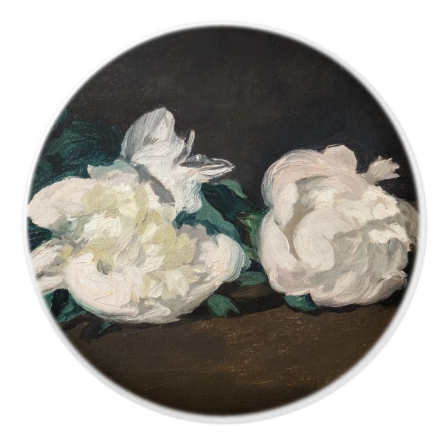 Edouard Manet - Gren of White Peonies, Secateurs Knopp (Framsidan)