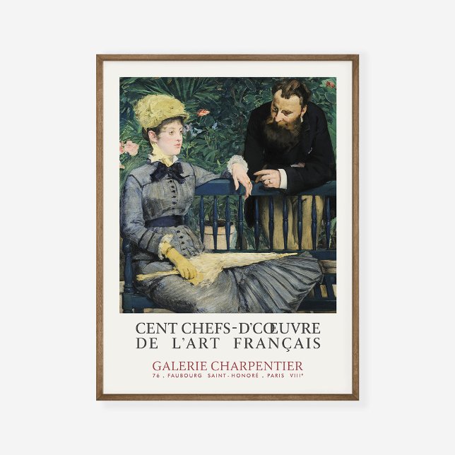 Edouard Manet i den konservativa konstutställninge Poster (Skapare uppladdad)