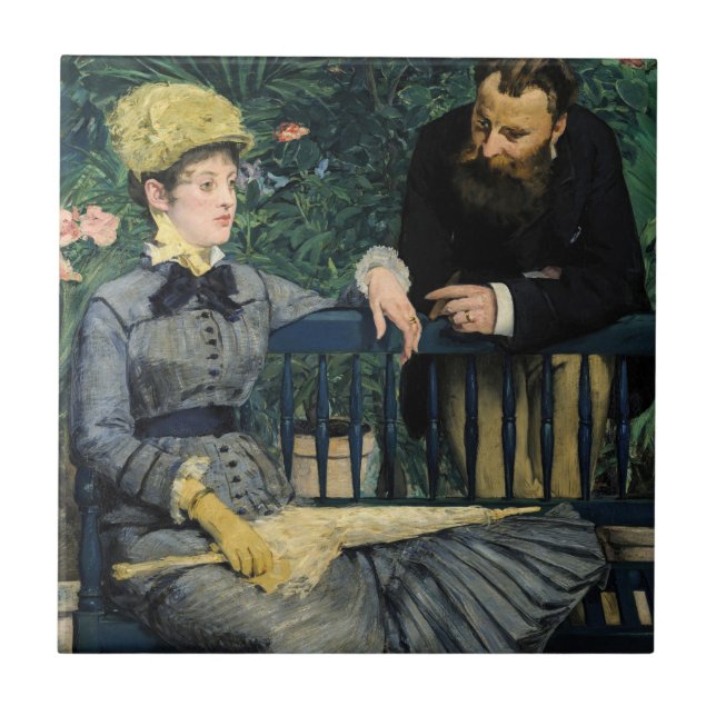 Edouard Manet - I konservatoriet Kakelplatta (Framsidan)