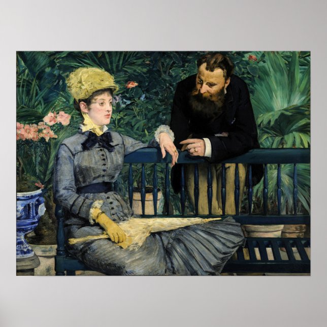 Edouard Manet - I konservatoriet Poster (Framsidan)