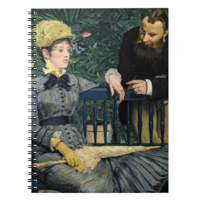 Edouard Manet - I växthuset Anteckningsbok (Framsidan)