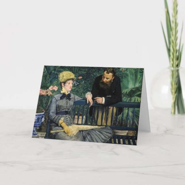 Edouard Manet - I växthuset Kort (Framsida)