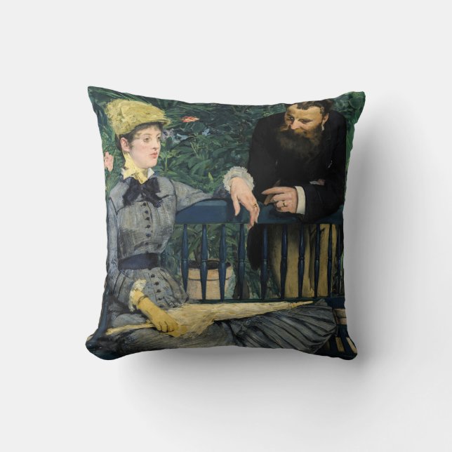 Edouard Manet - I växthuset Kudde (Framsida)