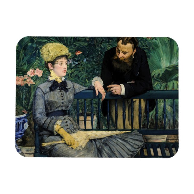 Edouard Manet - I växthuset Magnet (Horisontell)