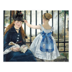 Edouard Manet - Järnvägen Fototryck
