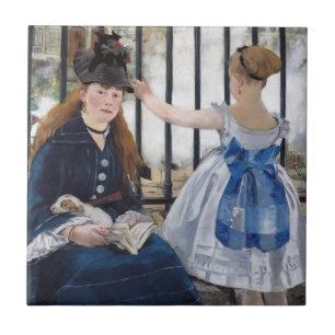 Edouard Manet - Järnvägen Kakelplatta