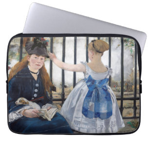 Edouard Manet - Järnvägen Laptop Fodral