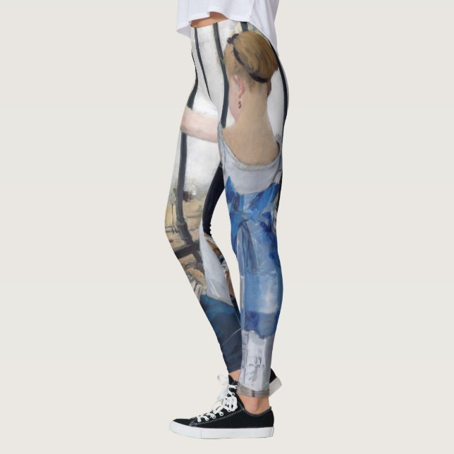 Edouard Manet - Järnvägen Leggings (Vänster)