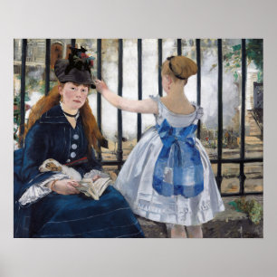 Edouard Manet - Järnvägen Poster