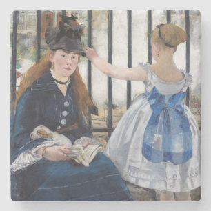 Edouard Manet - Järnvägen Stenunderlägg