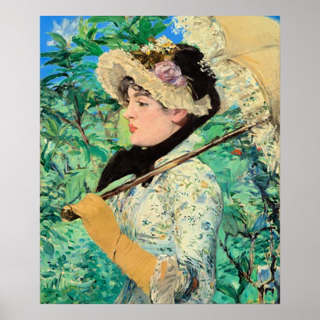 Edouard Manet - Jeanne Spring Poster (Framsidan)