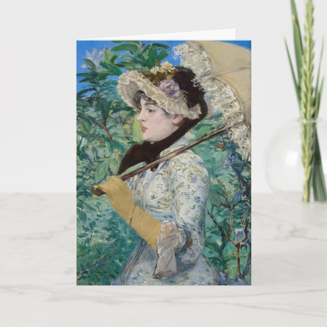 Edouard Manet - Jeanne / Vår Kort (Framsida)