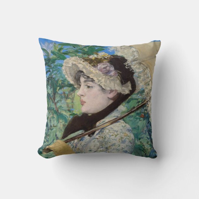Edouard Manet - Jeanne / Våren Kudde (Framsida)