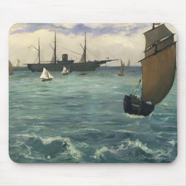 Edouard Manet | Kearsargen på Boulogne Musmatta (Framsidan)