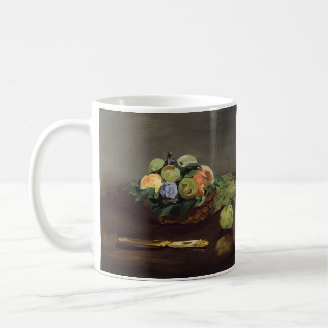 Edouard Manet - Korg med frukter Kaffemugg (Vänster)