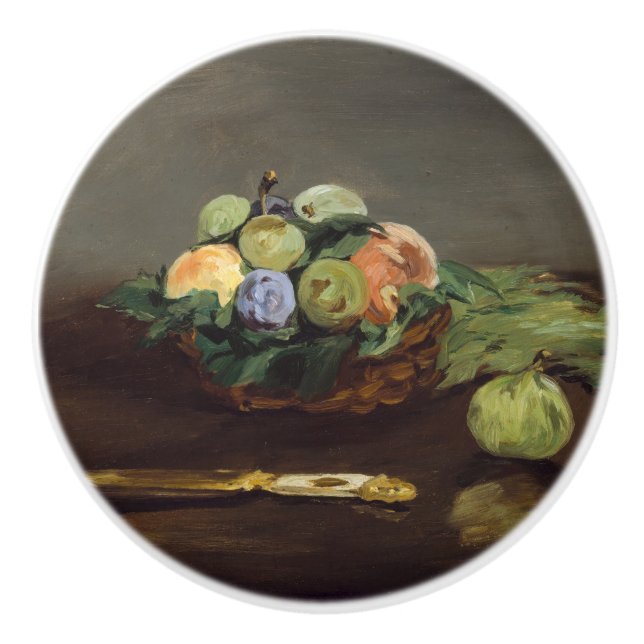 Edouard Manet - Korg med frukter Knopp (Framsidan)