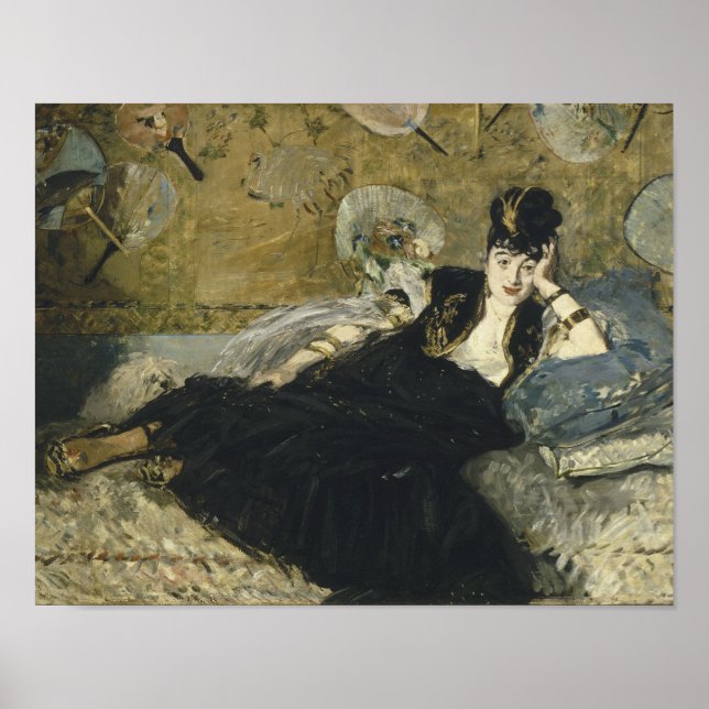 Edouard Manet - Kvinnor med Fläkt Poster (Framsidan)