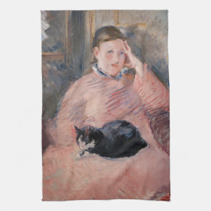 Edouard Manet - Kvinnor med katt Kökshandduk