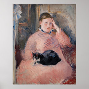 Edouard Manet - Kvinnor med katt Poster