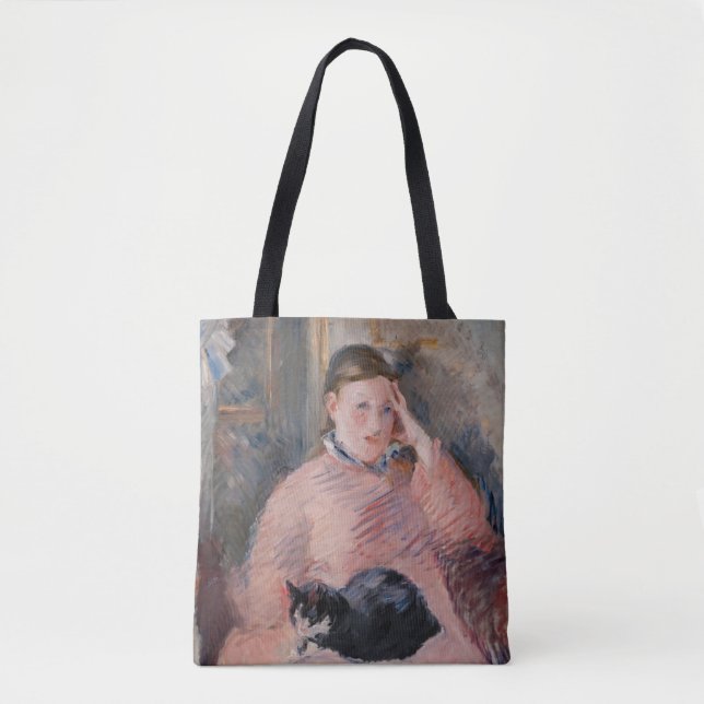 Edouard Manet - Kvinnor med katt Tygkasse (Framsida)