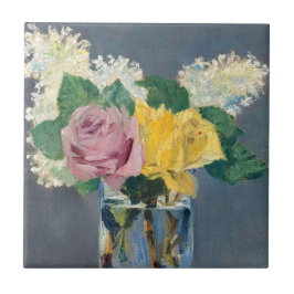 Edouard Manet - Lilacs och Ro Kakelplatta