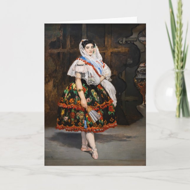 Edouard Manet - Lola de Valence Kort (Framsida)