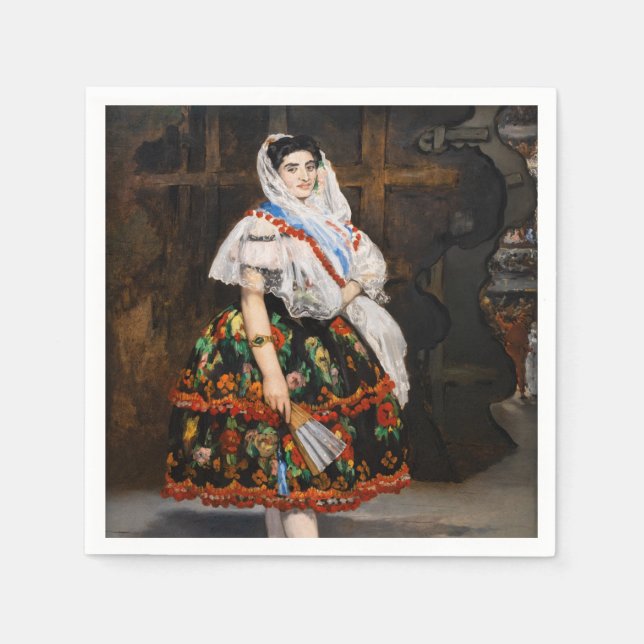 Edouard Manet - Lola de Valence Pappersservett (Framsidan)