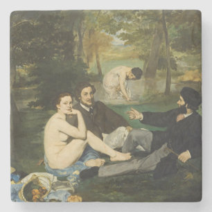 Edouard Manet - Luncheon på gräset Stenunderlägg