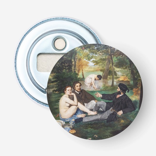 Edouard Manet - Luncheon på Grass Flasköppnare (Framsidan)